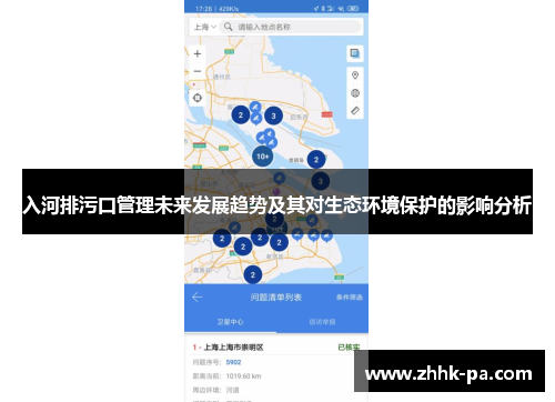 入河排污口管理未来发展趋势及其对生态环境保护的影响分析