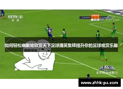如何轻松幽默地欣赏天下足球搞笑集锦提升你的足球观赏乐趣